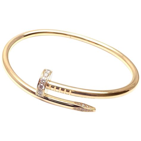 cartier nail bracelet price|cartier justin un clou price.